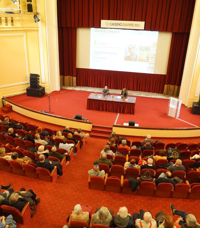 Casinò di Sanremo: ecco il ricco calendario dei Martedì Letterari di ottobre e novembre 2024