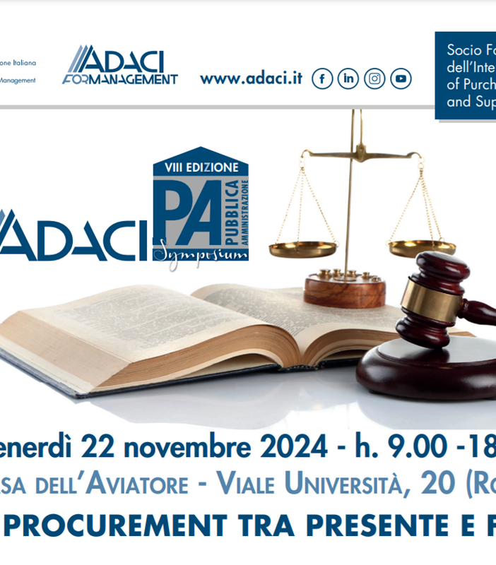 ADACI PA SYMPOSIUM: il public procurement tra presente e futuro a Roma