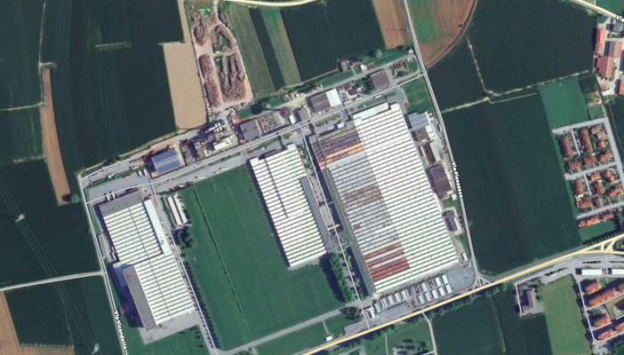 Airasca area skf dall'alto