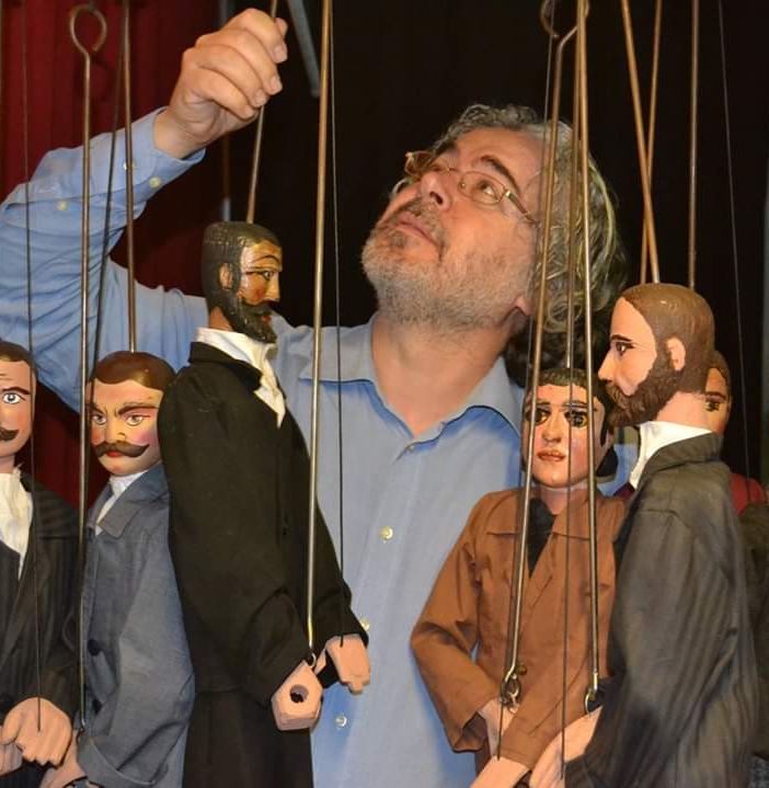 Angelo Sicilia e i suoi pupi