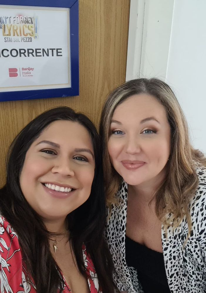 Valentina Branca, a destra, con Federica Verme