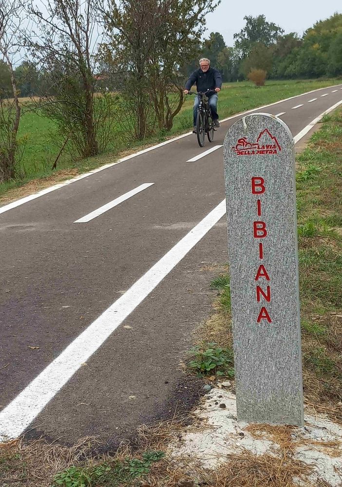 La Via della Pietra nel tratto di Bibiana