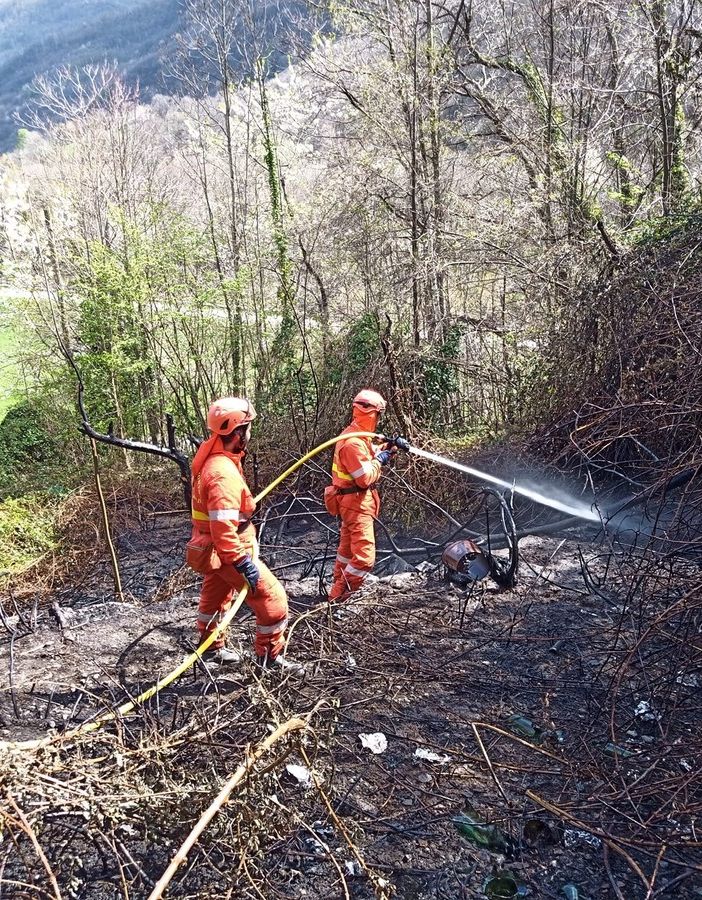 L’intervento a Bobbio Pellice