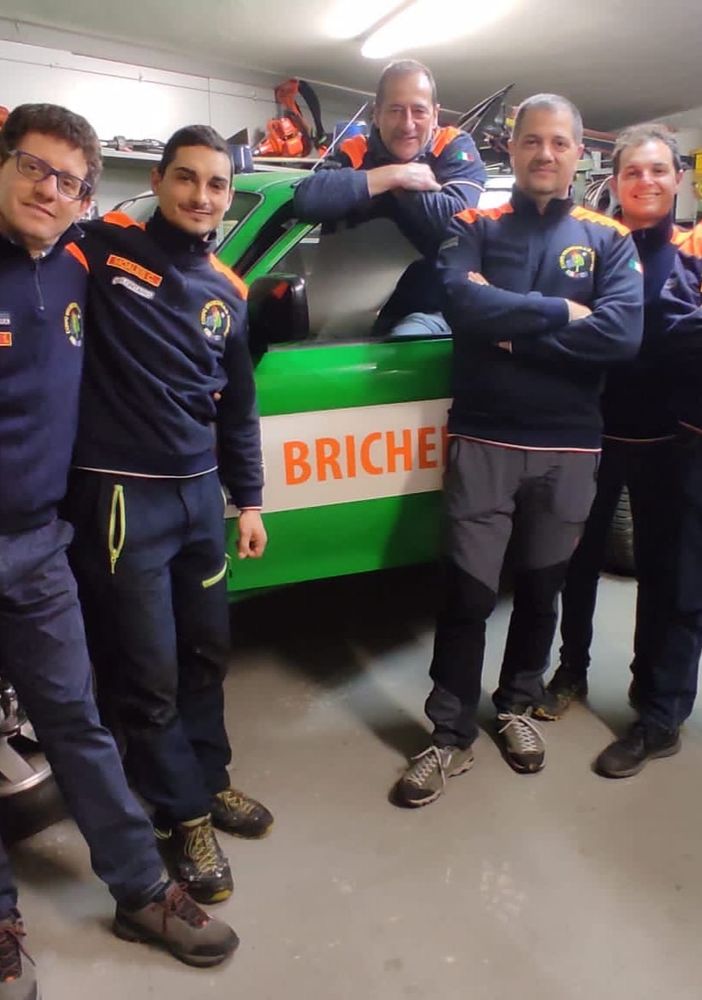 Da sinistra Stefano Bruno Franco, Costantin Cristian Moales, Flavio Bocco, Guido Turinetto, Patrick Aglì e Boris Bruno