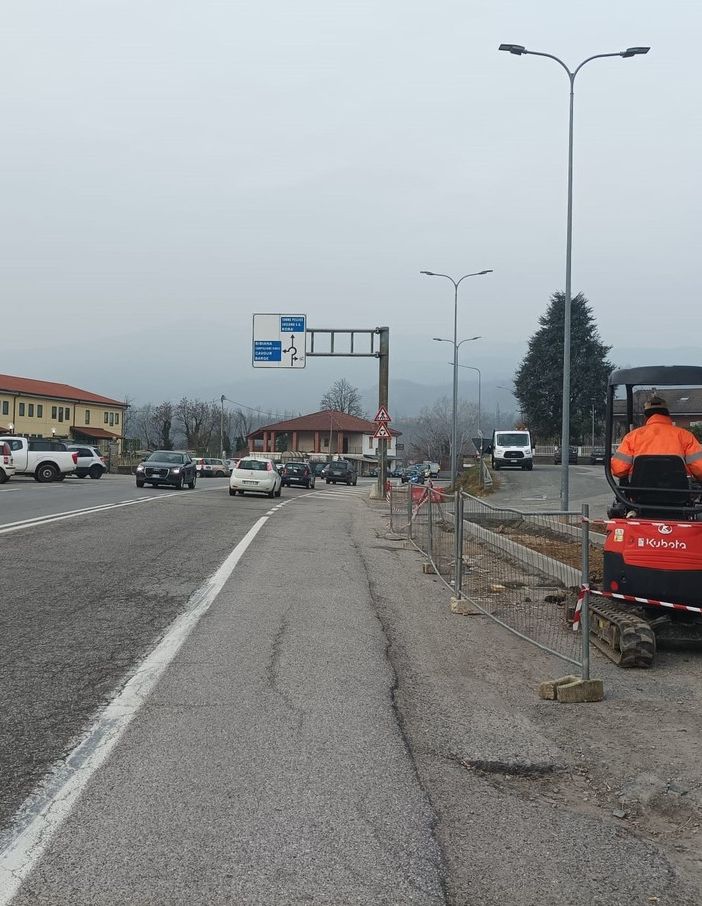 I lavori sulla 161