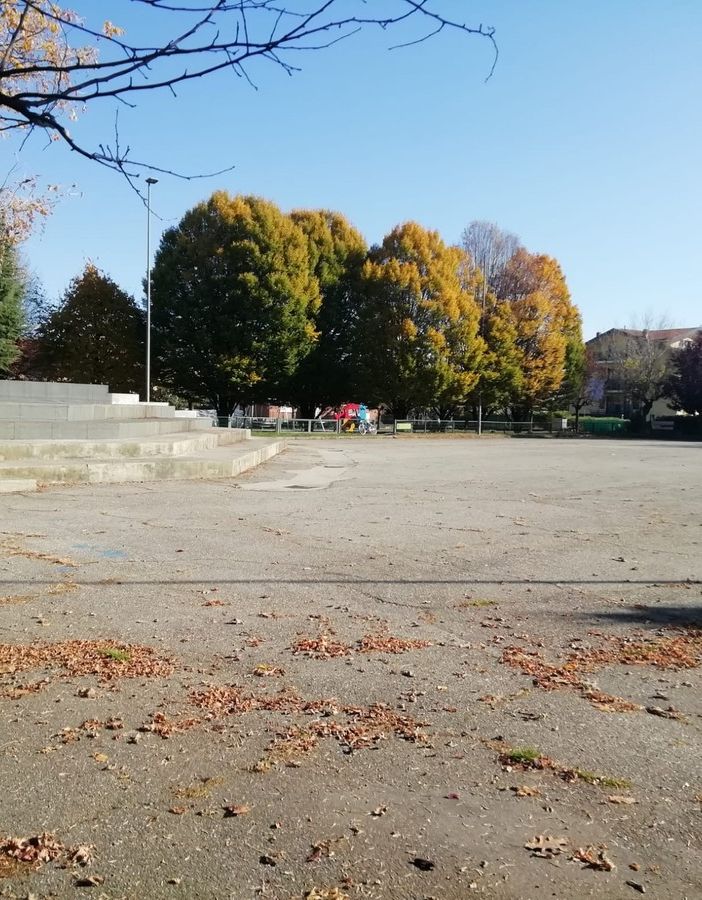 Piazza Giretti a Bricherasio
