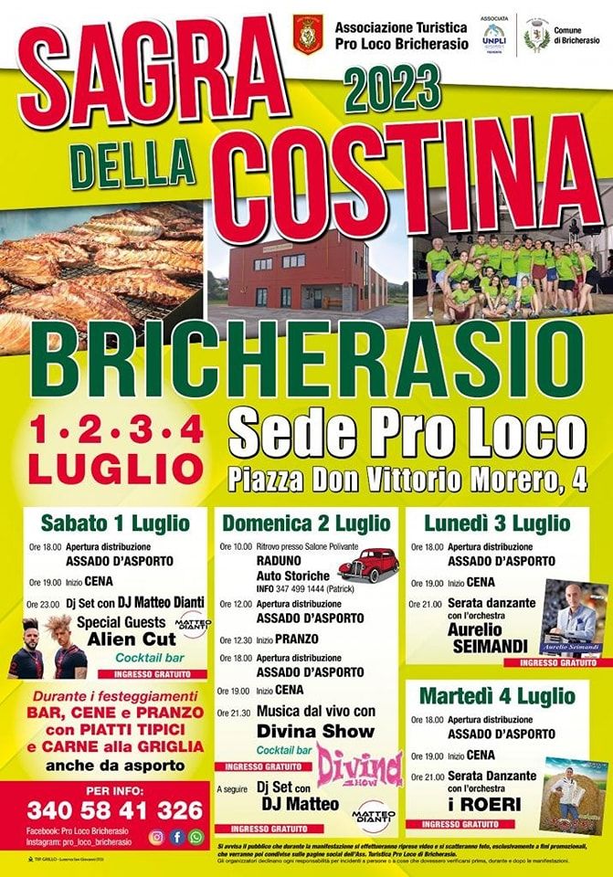 Gli Alien Cut aprono le danze alla Sagra della Costina di Bricherasio
