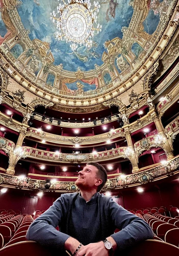 Stefano Arnaudo nel Théâtre Royal de la Monnaie