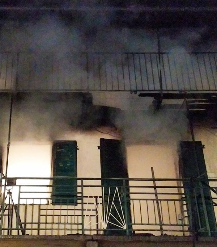 L'incendio