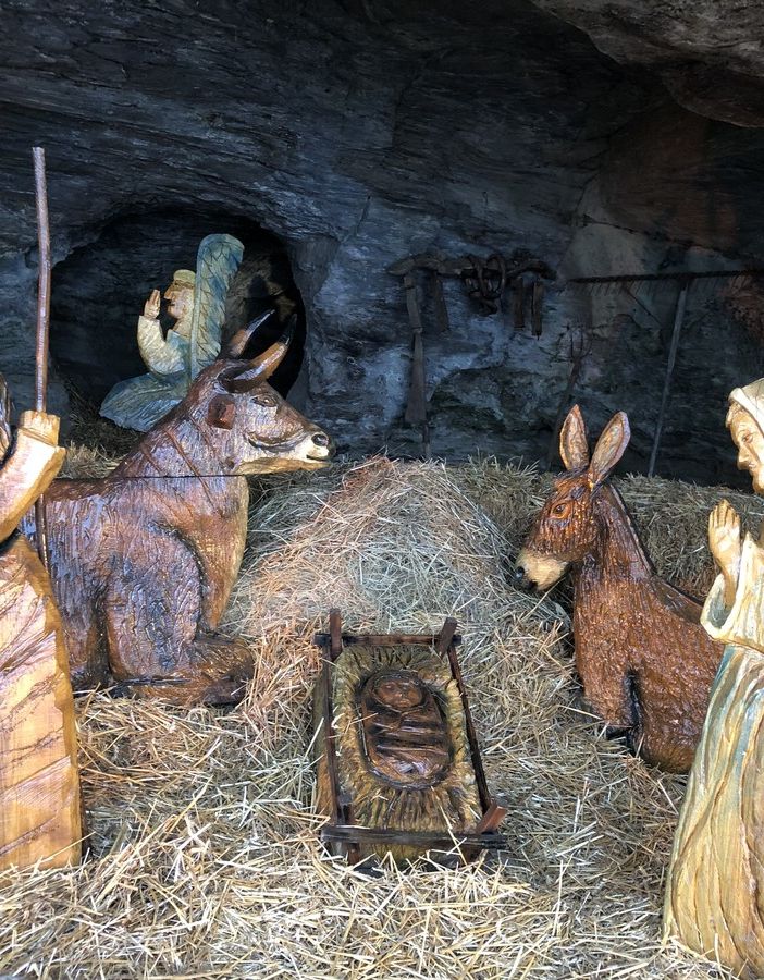Un dettaglio del presepe