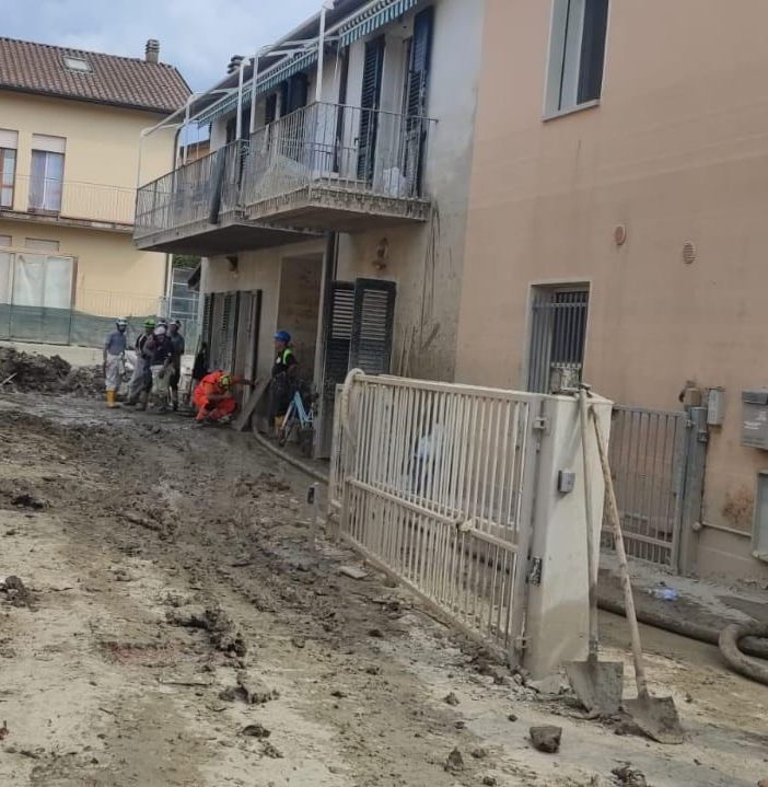 La Protezione civile di Cavour lo scorso anno a Faenza