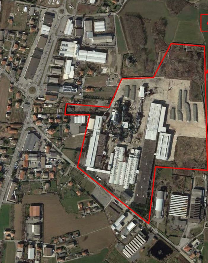 L’area di progetto dell’Ex Annovati di Frossasco