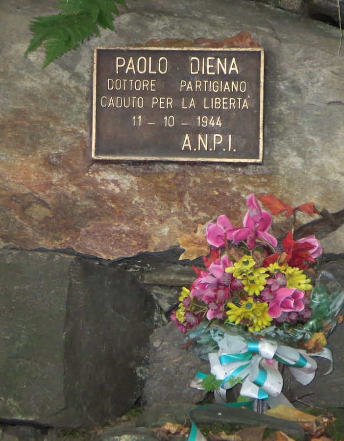 La lapide di Diena a Inverso Pinasca