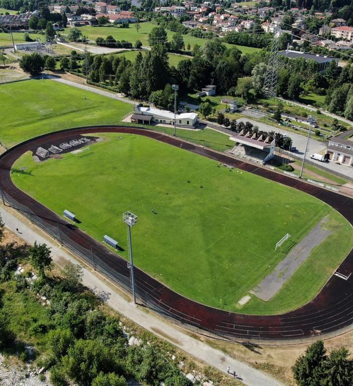 Il campo da calcio di Luserna San Giovanni