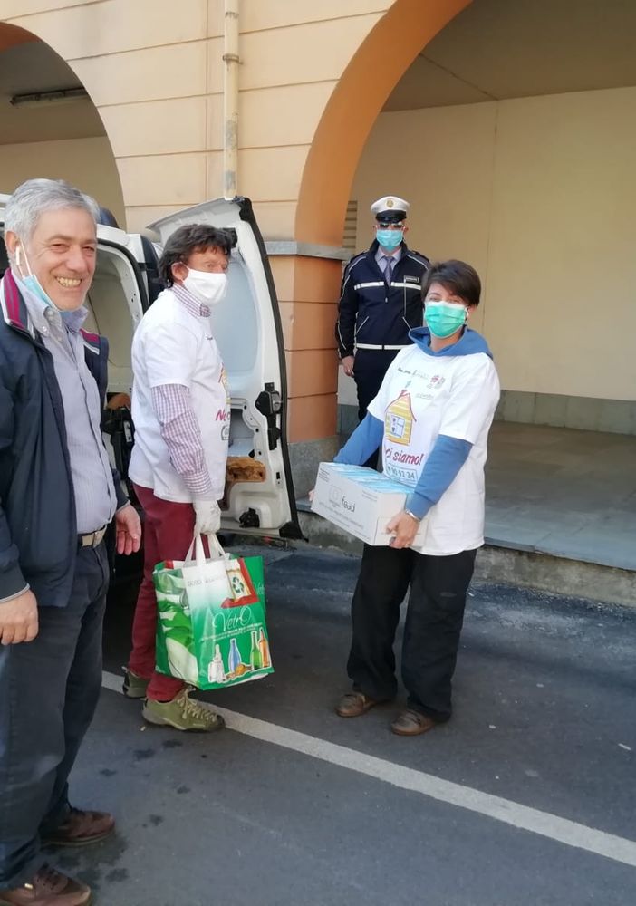 La Caritas appoggia la distribuzione lusernese di beni di prima necessità (FOTO)