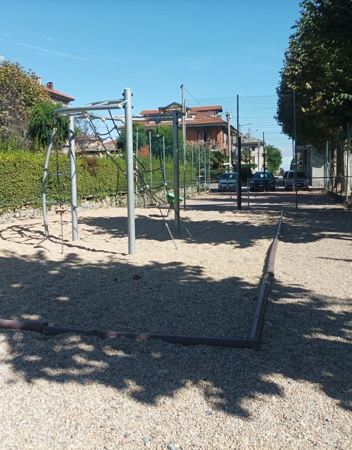 Il parco giochi di via Ribet