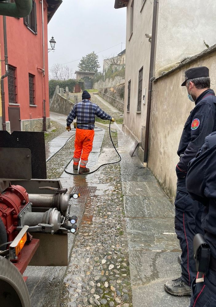 Luserna San Giovanni sopralluogo in via Beckwith