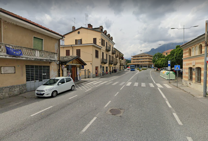 Via Primo Maggio a Luserna San Giovanni