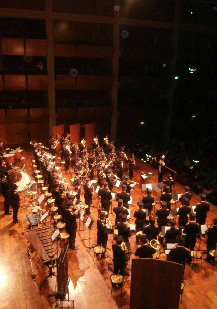 L’orchestra a fiati ‘Antica Musica del Corpo Pompieri di Torino 1882’ a Pinerolo