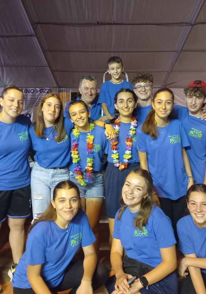 I giovani della Pro loco di Osasco