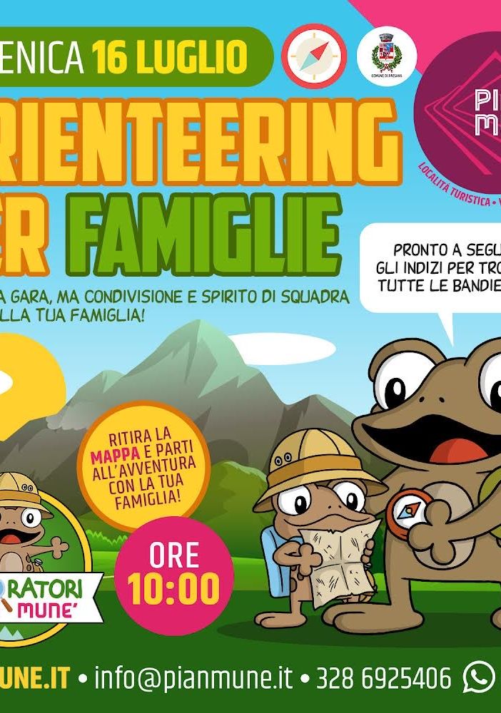 Pian Munè di Paesana: orienteering per famiglie
