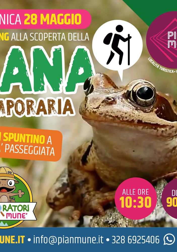 Pian Munè di Paesana: passeggiata alla scoperta della rana temporaria