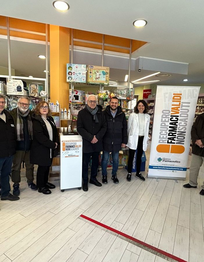 L’inaugurazione di stamattina alla Farmacia Piton Santiano di Pinasca