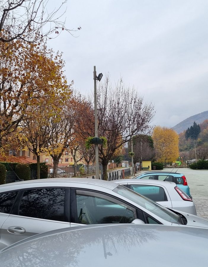 La piazza del mercato di Pinasca