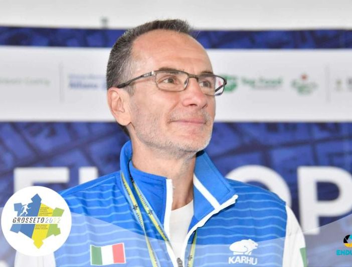 Andrea Burlo sul podio a Grosseto (foto ENDUpix)