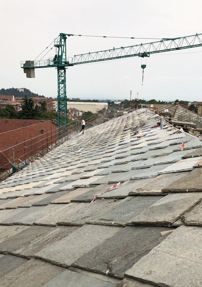Proseguono i lavori al cantiere del Liceo Porporato di Pinerolo
