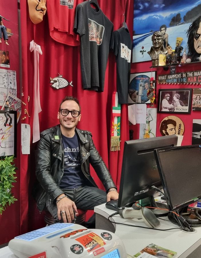 Manuel Lardaruccio, titolare di Rocker