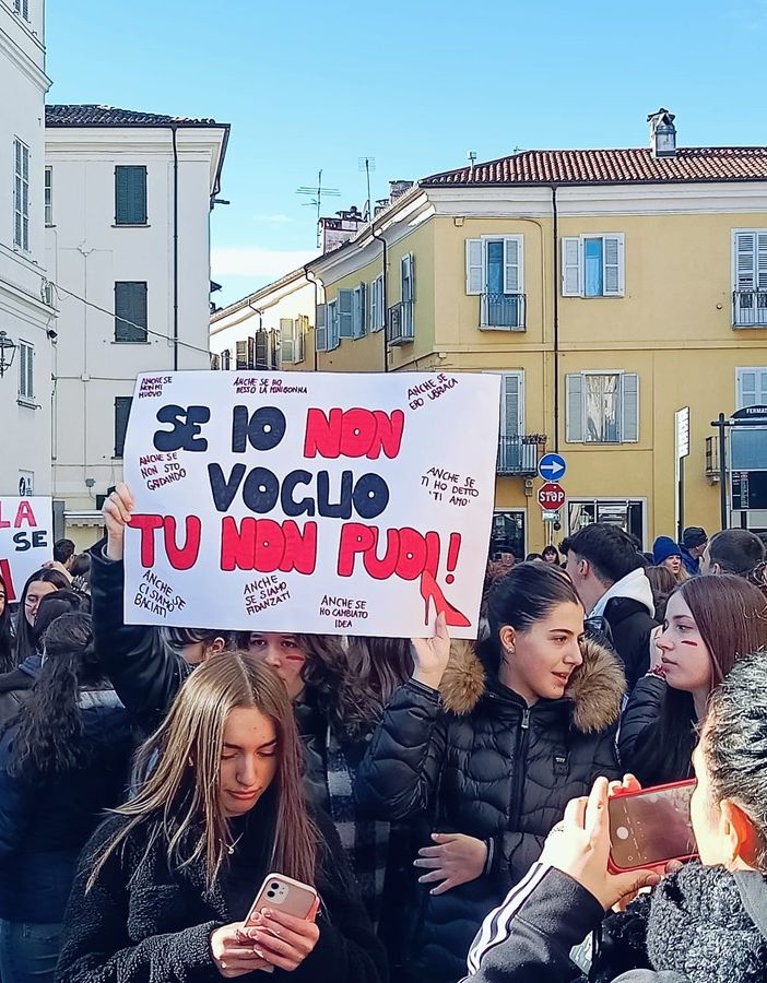 Il corteo di sabato (foto di Cinzia Consolati)