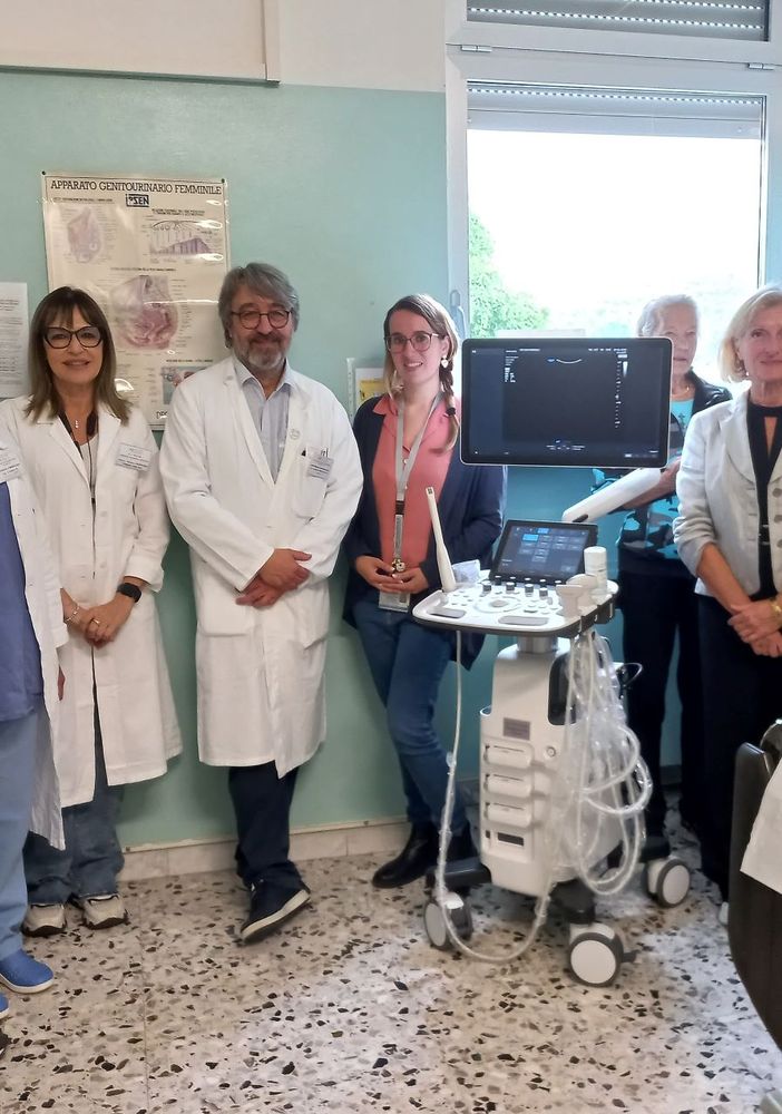 La donazione del nuovo ecografo