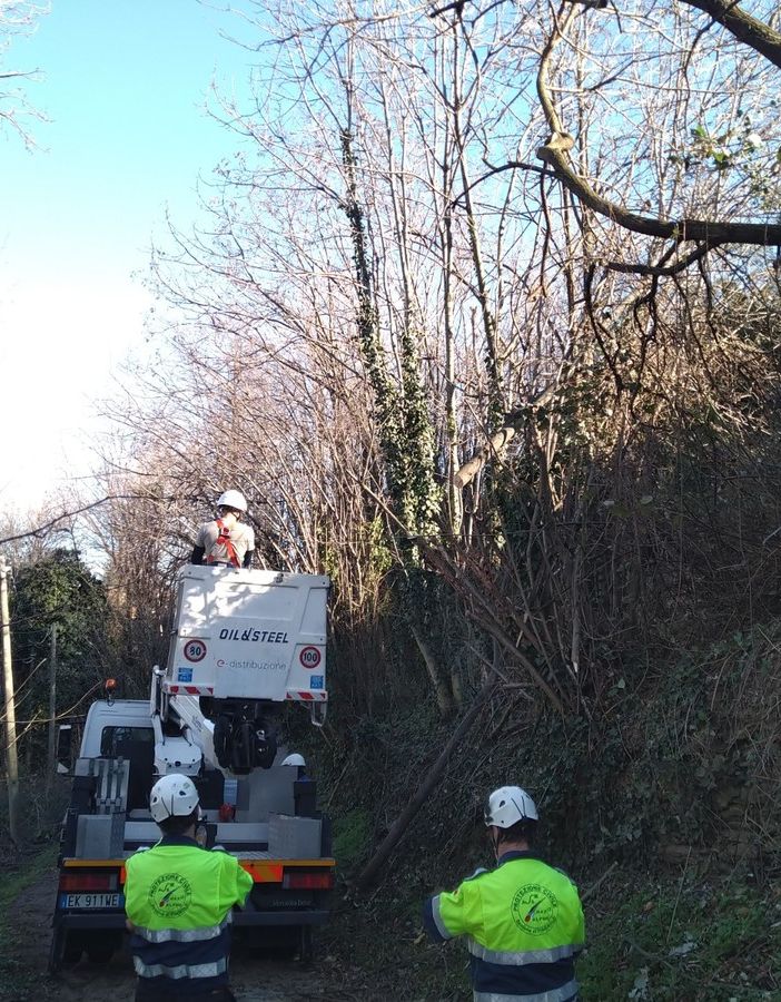 Forti raffiche di vento: 60 interventi nel fine settimana a Pinerolo