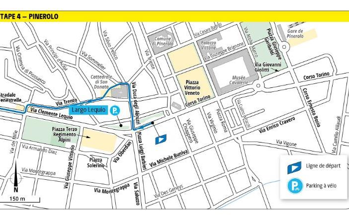 La posizione del parcheggio custodito