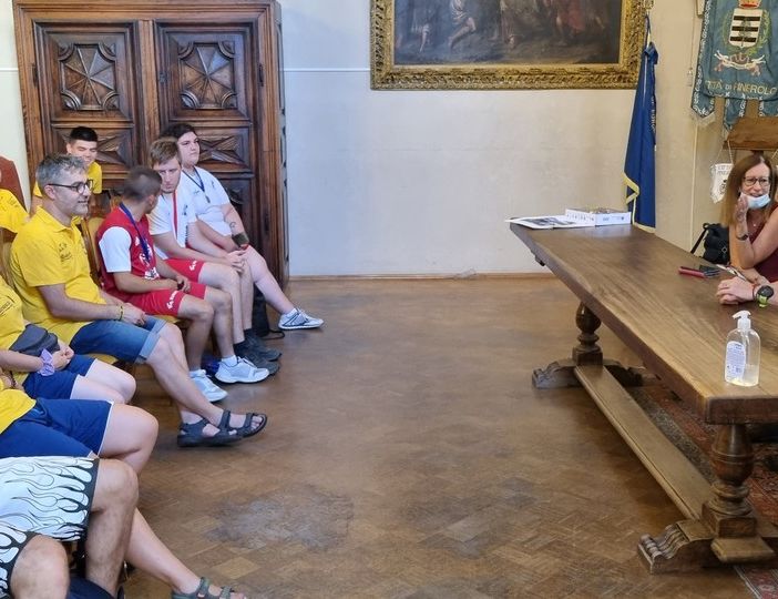 La premiazione di oggi in Comune a Pinerolo
