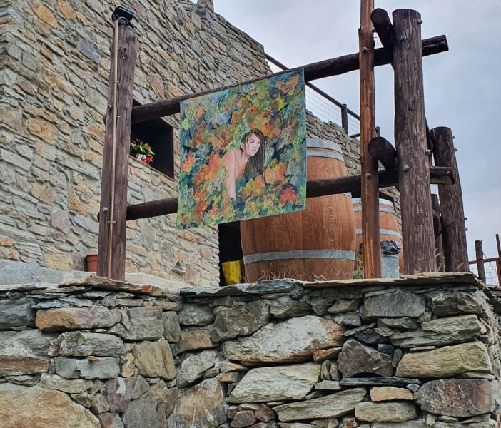 Arte in vigna a Pomaretto