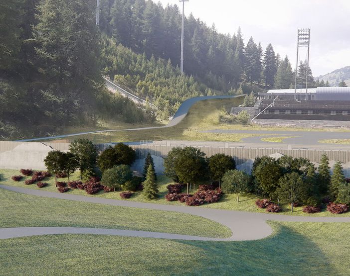 Un rendering del progetto