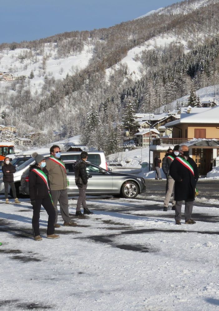 Il flash mob del 5 dicembre a Prali