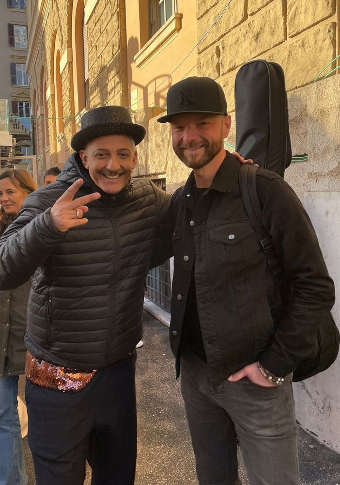 Fiorello con Alessandro Casalis