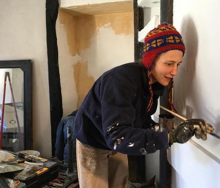 Polina da Krasnoyarsk (Russia) alla Casa col Forno di Rorà