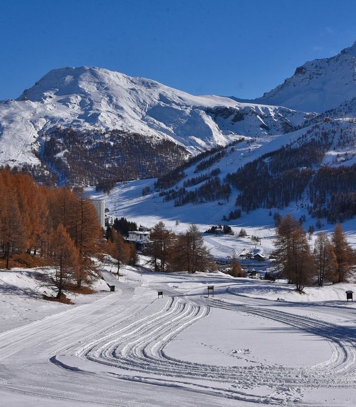 Uno scorcio del Centro di sci di fondo di Monterotta a Sestriere