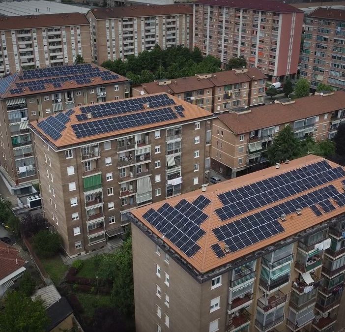 Il complesso tra via Pomaretto e via Buriasco a Torino