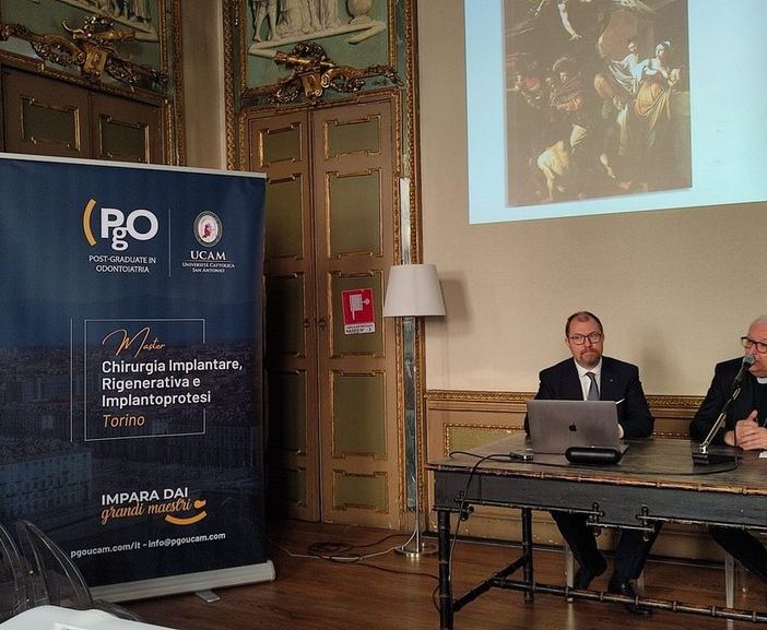 Da sinistra Mario Cappellin e il vescovo Derio Olivero