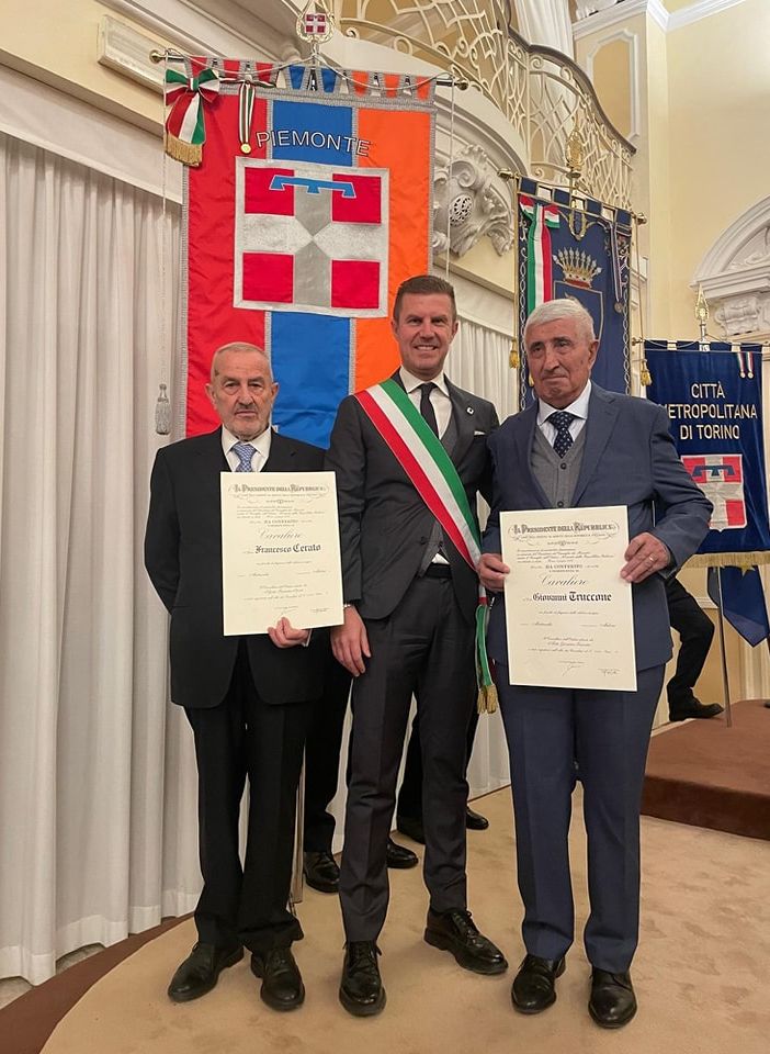 Da sinistra Francesco Cerato, Fabio Cerato e Giovanni Truccone