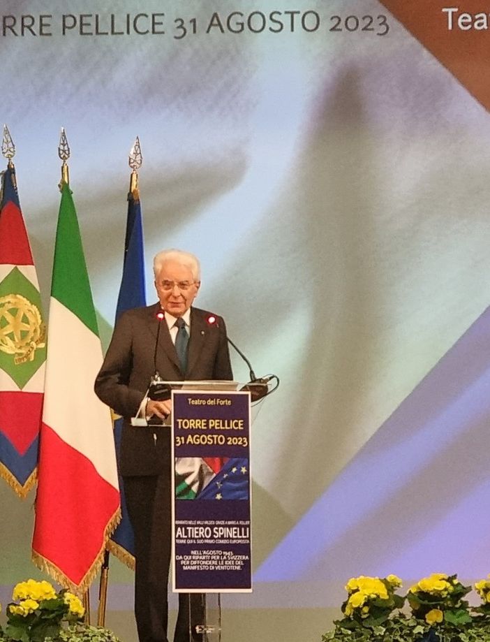 Mattarella al convegno al Teatro del Forte