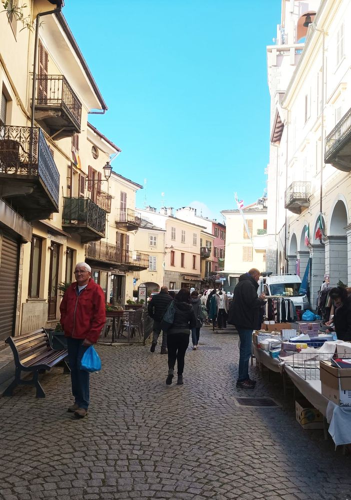 Il mercato che verrà spostato a pezzi, con l’avanzare dei lavori