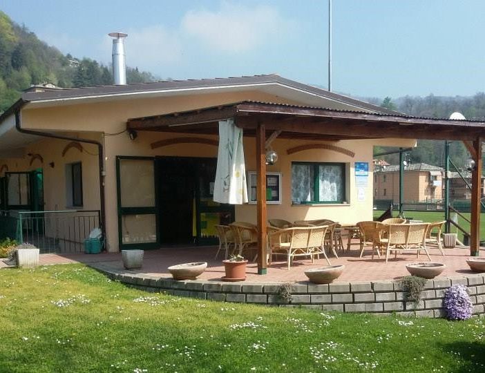 La palazzina della Polisportiva, che è stata chiusa