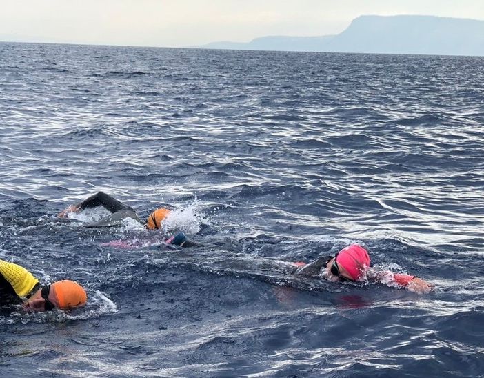 La traversata dello Stretto di Messina a nuoto