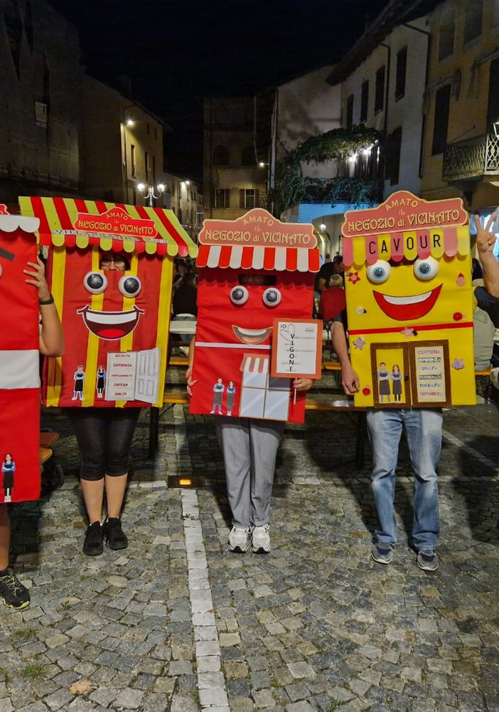 I negozietti Amato, in piazza a Vigone